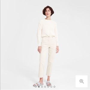 Everlane straight leg crop pants